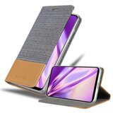 Cadorabo Ohišje, združljiv s Samsungom v svetlo sivo rjavi barvi - zaščitni pokrov z magnetnim zapiranjem, stoječo funkcijo in režo za kartico, (20568556) | Shoptok.si