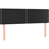 Maison Chic Posteljno vzglavje - Vzglavna omarica 2 kosa črno 72x5x78/88 cm umetno usnje, (22078384) | Shoptok.si