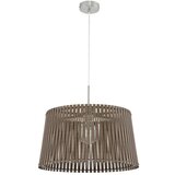 Eglo Sendero visilica/1, e27, ø450, tamno smeđa/nikl-mat | shoptok.hr