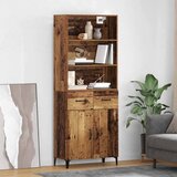  Highboard Staro drvo 69,5 x 34 x 180 cm Konstruirano drvo Cijene