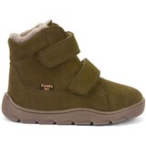 Froddo čevelj gležnjar - membrana G2110151 ZERU TEX FURRY BAREFOOT podloženi U olive 27 | Shoptok.si