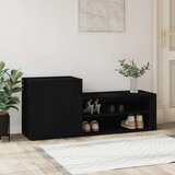 Ormarić za cipele crni 130 x 35 x 54 cm od konstruiranog drva Cijene