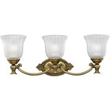 Elstead Lighting Elstead Francoise Stenska svetilka za kopalnico nad ogledalom s 3 lučmi, polirana medenina, IP44, G9, (22098923) | Shoptok.si