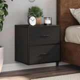 vidaXL Zidni noćni ormarići 2 kom crni 40x31x39,5 cm Cijene