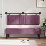  Držeće uzglavlje Zidne Ljubičasta 150 x 55 x 5 cm Baršun - Ljubičasta 140 cm bez LED | shoptok.hr