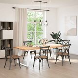  Noge za blagovaonski stol U-oblik 2 kom Bijele 100 x (72-73) cm Čelik | shoptok.hr