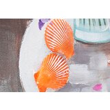  Naslikana slika na platnu cvetje v vazi 1-delna CFAZH5149E1 - 60x60 cm | shoptok.hr