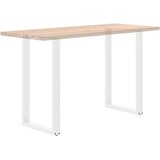  Noge za barski stol U-oblika 2 kom Bijele 60 x (100-101) cm Čelik | shoptok.hr