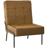  Stolica za opuštanje 65 x 79 x 87 cm smeđa baršunasta | shoptok.hr