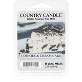 Country Candle Cookies & Cream Cake vosek za aroma lučko 64 g | Shoptok.si