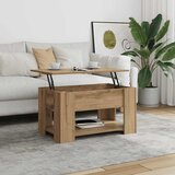  Stol za kavu Artisan hrast 79x49x41 cm Konstruirano drvo | shoptok.hr