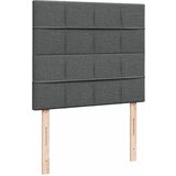  Krevet box spring s madracem tamnosivi 120 x 190 cm tkanina Slike