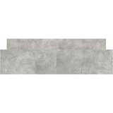  Okvir kreveta s uzglavljem i podnožjem boja betona 160x200 cm | shoptok.hr