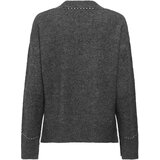Only Pletena jopa 'ONLElsie' temno siva / transparentna | Shoptok.si