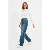 Trendyol Dark Blue Recycle High Waist 90's Wide Leg Jeans Cijene