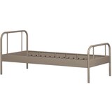 WOOOD Bež kovinska postelja z letvenim dnom 90x200 cm Mata – | Shoptok.si