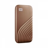 Western Digital 2TB My Passport SSD Gold NVMe USB 3.2 external SSD drive, (619659184575) Cijene