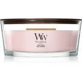 WoodWick Rose Blush dišeča sveča z lesenim stenjem 453.6 g | Shoptok.si