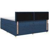  Boxspring krevet s madracem Plava 200 x 200 cm Tkanina | shoptok.hr