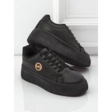 Resti Women's Perseida platform sneakers black eco-leather | Shoptok.si