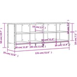 Ormarić za cipele boja hrasta 131x35x50 cm konstruirano drvo | shoptok.hr