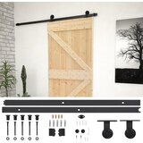 Furnova Drsna vrata s kompletom vodil 90x210 cm trdna borovina, (21945111) | Shoptok.si