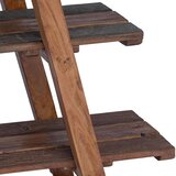  Sklopivi stalak s policom s pohranom Smeđa 79.5 x 35 x 112 cm | shoptok.hr