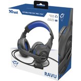 Trust gaming slušalke GXT 307B Ravu PS4 23250, modre | Shoptok.si