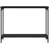 Konzolni stol crni 101 x 30,5 x 75 cm od konstruiranog drva | Eponuda.ba