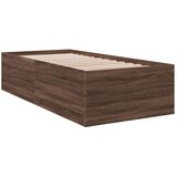  Okvir za krevet smeđi hrast 100 x 200 cm konstruirano drvo | shoptok.hr