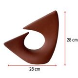 WALLXPERT keramička vaza wave tile red | ePonuda.com