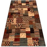 RugsX Preproge Preproga volna KASHQAI 4353 990 Patchwork terakota 80x160 cm Rdeča | Shoptok.si
