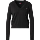 Tommy Jeans Pulover 'ESSENTIAL' crna | shoptok.hr