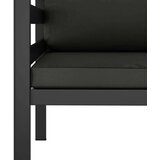 SOFA za jednu osobu s jastucima aluminijska antracit | shoptok.hr
