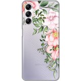 Teracell silikonska maska za Samsung A145R Galaxy A14 4G Gentle Rose Pattern Print Skin providna Cene