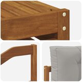  Set vanjskih sofa 10 kom. Prirodna i svijetlo siva | shoptok.hr