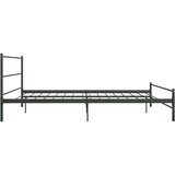 Posteljni okvir siv kovinski 200x200 cm, (20606526) | Shoptok.si