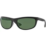 Ray-ban Balorama RB4089 601/58 Polarized ONE SIZE (62) Črna/Zelena