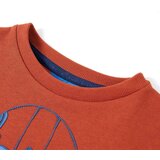  Dječja topla majica svijetla boja hrđe 92 | shoptok.hr