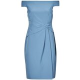 Polo Ralph Lauren SARAN SHORT-SHORT SLEEVE-COCKTAIL DRESS Plava | shoptok.hr