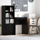 vidaXL Pisaći stol Crni hrast Konstruirano drvo 60 x 40 x 76 cm Cijene