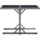  Vrtni stol antracit 110 x 53 x 72 cm stakleni i poliratan | shoptok.hr