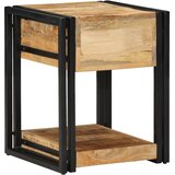  Noćni ormarići 2 kom 40x40x50 cm Masivno neobrađeno drvo manga | shoptok.hr