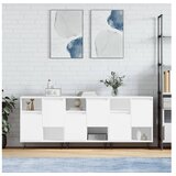 vidaXL Komode bijela 3 kom od konstruiranog drva | shoptok.hr