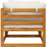  Modularne kutne sofe s jastucima 2 kom krem bijele | shoptok.hr