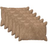  Presvlaka za jastuk 6 kom. HOUTEN Sivosmeđa 30 x 50 cm - Dizajn s paspulom Sivosmeđa 6 | shoptok.hr