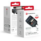 forcell Polnilec za pametni telefon in tablico 70W GaN III USB-C z izvlečnim kompaktnim kablom, Črna, (5000191756) Cene