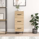 vidaXL Komoda sonoma hrast 34,5x34x90 cm inženirski les Cene