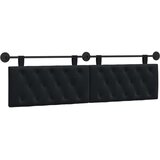  Držeće uzglavlje Zidne Crna 190 x 55 x 7 cm Baršun - Crna 180 cm bez LED | shoptok.hr