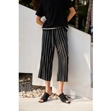 Marisse Black Striped Culottes | ePonuda.com